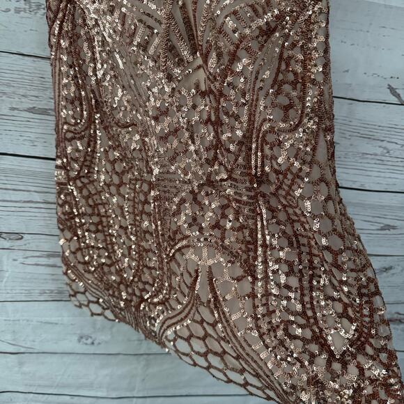 L'ATISTE by Amy New Women's Sequin Open Back Bodycon Dress Size Small - Picture 8 of 15